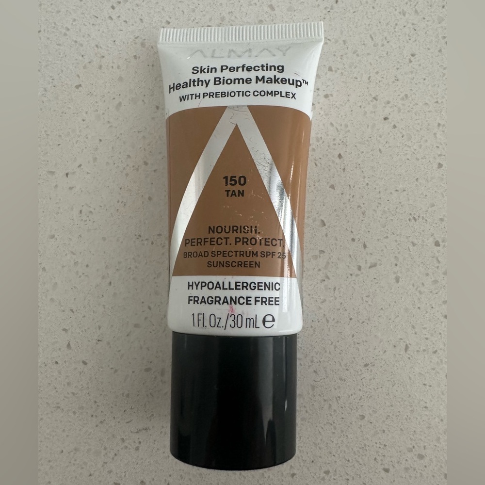 ALMAY SKIN PERFECTING HEALTHY BIOME MAKEUP 1 OZ 150 TAN hypoallergenic NEW